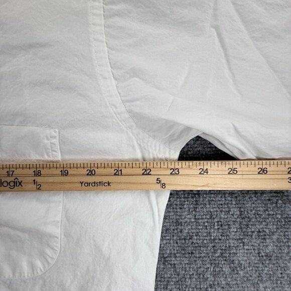 Gitman Bros USA Cotton 15.5 36 Broadcloth TTX White American Shirt Long Sleeve - Picture 15 of 16